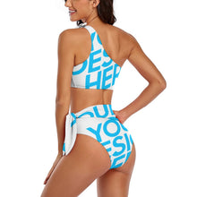 Cargar imagen en el visor de la galería, Bikini de Dos Piezas para Mujer BK2119 Personalizado con impresión completa de una sola imagen con Foto Logo Patrón Texto
