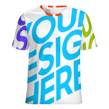 Cargar imagen en el visor de la galería, Camiseta manga corta de moda para mujer NT Personalizada con Impresión Completa de múltiples imágenes con Foto Logo Patrón Texto