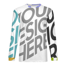 Cargar imagen en el visor de la galería, Maillot de Ciclismo Manga Larga / Camiseta Deportiva para Hombre SDS017 Personalizado con Impresión Completa de Múltiples Imágenes con Foto Logo Patrón Texto