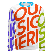 Cargar imagen en el visor de la galería, Sudadera casual con estampado de deporte sin capucha para hombre FS0816074 Personalizada con Impresión Completa de múltiples imágenes con Foto Logo Patrón Texto