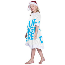 Cargar imagen en el visor de la galería, Vestido de Navidad Fiesta para Niños Niñas Chicas JJ0525021 Personalizado con Impresión Completa con Foto Logo Patrón Texto