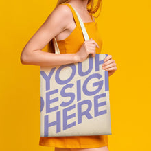 Cargar imagen en el visor de la galería, Bolsa de Lona 38x46CM Casual Gran Capacidad con Estampado XB0601008 Personalizada con Foto Logo Patrón Texto