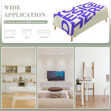 Cargar imagen en el visor de la galería, Mantel de lino estampado a doble cara personalizado con patrón foto texto