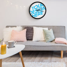 Cargar imagen en el visor de la galería, Reloj Redondo de Pared GY09031074 Personalizado Impresion Completa de Una Imagen con Foto Logo Patrón Texto
