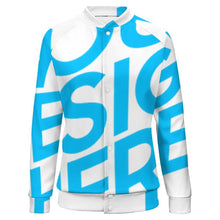 Cargar imagen en el visor de la galería, Uniforme de Béisbol Holgado Chaqueta de Deporte para Mujer NZ2205053 Personalizado con impresión completa de una imagen con Foto Logo Patrón Texto