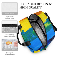 Cargar imagen en el visor de la galería, Bolsa de Almuerzo / Lonchera Térmica con Bolsillo Grande de Comida para Oficina Escuela para Mujer Hombre Niños XB0602049 Personalizada Impresion Completa de Múltiples Imágenes con Foto Logo Patrón Texto