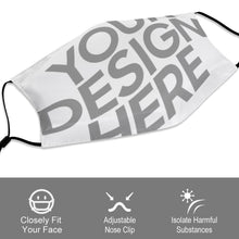 Cargar imagen en el visor de la galería, Mascarilla Reutilizable Ajustable Lavable Higiénica con Filtro de 5 Piezas para Niños Niñas Adolescentes JJ0521185 Personalizada Impresion Completa de Imágenes Diferentes con Foto Logo Patrón Texto