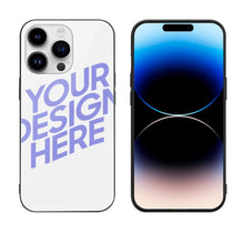 Cargar imagen en el visor de la galería, Carcasa / Funda de Vidrio para Apple iPhone 14 / 14 Plus / iPhone 14 Pro / 14 Pro Max para Mujer Hombre 3C0705127 Personalizada Impresion Completa de Una Imagen con Foto Logo Patrón Texto