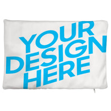 Cargar imagen en el visor de la galería, Funda de Almohada de Felpa con Impresión a Doble Cara de Diseño Personalizado con Tus Textos o Imágenes Online