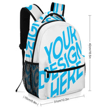 Cargar imagen en el visor de la galería, Mochila para los niños y niñas Morral A012 Diseño de múltiples imágenes Personalizada Personalizado con Foto o Mensajes de Texto