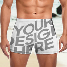 Cargar imagen en el visor de la galería, Bañador / Traje de baño / Pantalones de cortos con estampado de hombre DN003 Personalizado con Foto Logo Patrón Texto (Impresión Completa de múltiples imágenes)