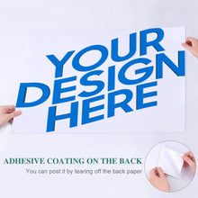 Cargar imagen en el visor de la galería, GY0903458 Póster Autoadhesivo (Versión Horizontal) con Diseño Personalizado Personalizada de Tus Fotos o Textos