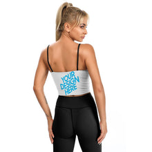Cargar imagen en el visor de la galería, Crop Top Camiseta sin manga de Verano para Mujer YJ007 Personalizado con impresión completa con Foto Logo Patrón Texto