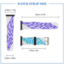 Cargar imagen en el visor de la galería, Correas para Apple Watch de silicona 3C0722001 Personalizadas impresión con Foto Nombre