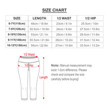 Cargar imagen en el visor de la galería, Leggings Deportivos de Ejercicio Pantalones Cortos de Yoga para Niños Niñas Chicas NT10 Personalizados con Impresión Completa con Foto Logo Patrón Texto