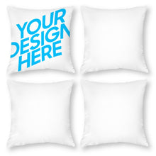 Cargar imagen en el visor de la galería, Funda de Cojín / Almohada de Poliéster con Impresión a Una Cara (4 Piezas/Paquete) JJ0519166 Personalizada con Foto Nombre Dibujos Logo