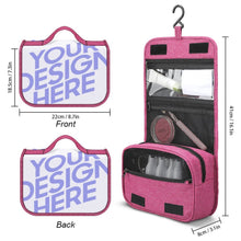 Cargar imagen en el visor de la galería, Neceser / Bolso de Cosméticos de Lona Impermeable con Estampado para Viaje para Adulto Mujer XB0609008 Personalizado con Foto Logo Patrón Texto