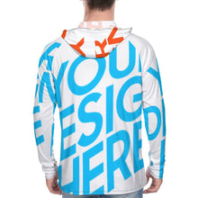 Cargar imagen en el visor de la galería, Sudadera con capucha con protección solar manga larga para hombre NZ145 Personalizada con Impresión Completa con Foto Logo Patrón Texto