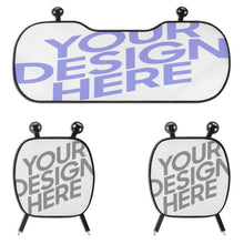 Cargar imagen en el visor de la galería, Juego de Cojines de Seda de Hielo para Coche QC1104029 Personalizado Impresión Completa de Dos Imágenes con Foto Logo Patrón Texto