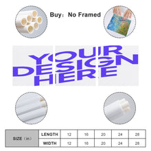 Cargar imagen en el visor de la galería, Cuadro completo de estilo cuadrado, Póster Colgante de 3 paneles, Cuadro de Lienzo, 3 partes GY0903218 Pintura de Lienzo Personalizado Personalizada con Foto, Texto o Logo