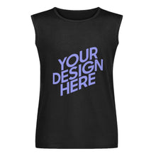 Cargar imagen en el visor de la galería, Camiseta Algodón 100% sin Mangas para Deporte / Chaleco Casual para Trabajo Oficina para Hombre FS0822059 Personalizada con Impresión Completa de una imagen con Foto Logo Patrón Texto