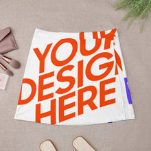 Cargar imagen en el visor de la galería, Falda Mini / Falda corta Sexy Estampado para mujer ALQ Personalizada con Impresión Completa de múltiples imágenes con Foto Logo Patrón Texto