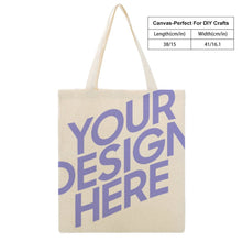 Cargar imagen en el visor de la galería, Bolsa de lona casual Big Martin 38x41CM con estampado a una cara XB0601000 Personalizada con Foto Logo Patrón Texto