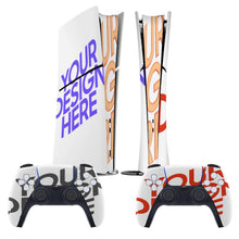 Cargar imagen en el visor de la galería, Adhesivo de skins de PS5 para edición digital personalizado con patrón foto texto