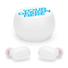 Cargar imagen en el visor de la galería, Auriculares Bluetooth con Cargador y Impresión de Diseño Personalizado con Tu Logotipo o Foto