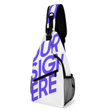 Cargar imagen en el visor de la galería, Bandolera riñonera bolso de pecho para mujer y hombre personalizado con patrón foto texto