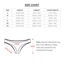 Cargar imagen en el visor de la galería, Tanga sexy para mujer SDSQQ009 personalizada con foto y texto del nombre