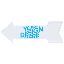 Cargar imagen en el visor de la galería, Signo de Flecha de Hojalata con Impresión UV de Diseño Personalizado con Tu Foto o Texto