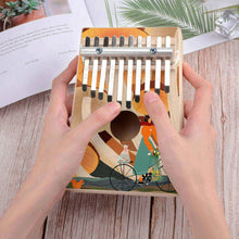 Cargar imagen en el visor de la galería, Piano de Pulgar Kalimba Teclas de Madera Marimba Instrumento Profesional JJ0530001 Personalizado Impresion Completa de Una Imagen con Foto Logo Patrón Texto