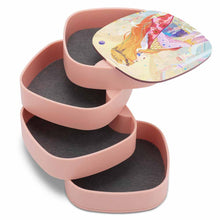 Cargar imagen en el visor de la galería, Joyero Giratorio con Diseño Personalizado Personalizada de Tus Fotos o Nombres