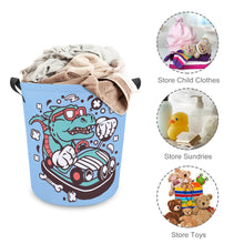 Cargar imagen en el visor de la galería, Cesto de Ropa Sucia con Diseño Personalizado Personalizada de Tus Imágenes o Nombres