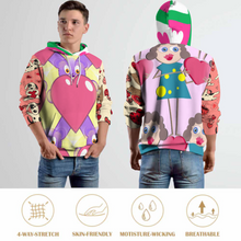 Cargar imagen en el visor de la galería, Sudadera Casual con Capucha de Capa Doble Bolsillo Canguro Talla Grande Unisex para Mujer Hombre FS0816145 Personalizada Impresion Completa de Múltiples Imágenes con Foto Logo Patrón Texto