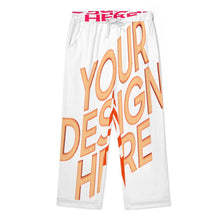 Cargar imagen en el visor de la galería, Conjunto de pijama para hombre, camisa de manga larga + pantalón largo con cordón personalizado con patrón foto texto (impresión de imágenes múltiples)