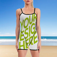 Cargar imagen en el visor de la galería, Traje de yoga para mujer mono deportivo XG003 personalizado con patrón foto texto (impresión de imágenes múltiples)