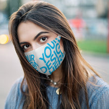 Cargar imagen en el visor de la galería, Máscara Mascarilla de Poliéster para Adultos con Diseño Personalizado de Tus Fotos o Nombres Online