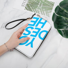 Cargar imagen en el visor de la galería, Cartera Monedero Billetera Bolsa larga de PU con cremallera para hombre y mujer (versión vertical) XB0608008 Personalizada con Foto, Texto o Logo