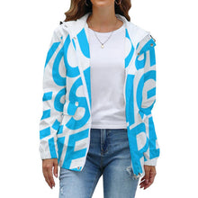 Cargar imagen en el visor de la galería, Chaqueta Corta Ligera Manga Larga de moda Funcional Deportiva con Bolsillos A537 Personalizada con Impresión Completa de una imagen con Foto Logo Patrón Texto