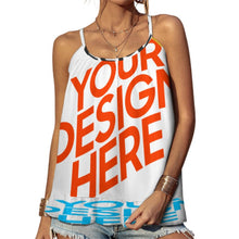 Cargar imagen en el visor de la galería, Camiseta sin Mangas para Mujer Cuello Redondo Tank Tops con Diseño NK Personalizada con Foto Texto o Logo con Múltiple Imágen