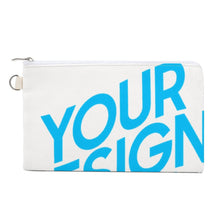 Cargar imagen en el visor de la galería, Cartera Monedero Billetera de lienzo con cremallera para hombre y mujer XB0608009 Personalizada con Foto, Texto o Logo