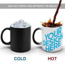 Cargar imagen en el visor de la galería, Taza de Cerámica Color Cambiado Imágenes Diferentes en Ambos Lados JJ0520156 Personalizada con Foto Logo Patrón Texto