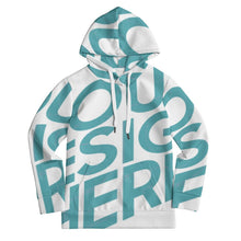Cargar imagen en el visor de la galería, Sudadera Clásica Casual con capucha Impresión Centrada Completa para Unisex Niños Chicos Adolescentes FS0816039 Personalizada de una imagen con Foto Logo Patrón Texto