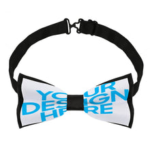 Cargar imagen en el visor de la galería, Corbata de Moño Satén Pajarita Ajustable para hombre mujer FS0805011 Personalizada con impresión completa con Foto Logo Patrón Texto