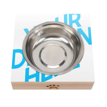 Cargar imagen en el visor de la galería, Tazón Cuenco de acero inoxidable para perros y gatos CW1506000 Personalizado Personalizada con Foto, Texto o Logo