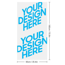 Cargar imagen en el visor de la galería, BF80452 Bufanda de 35"×70" pulgadas y 58"×70"pulgadas con Impresión de Diseño Personalizado con Tu foto
