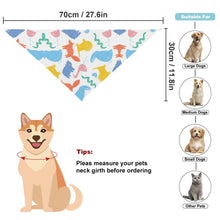 Cargar imagen en el visor de la galería, Bufanda para mascotas Bandana para perro gato CW1503000 Personalizado Personalizada con Foto, Texto o Logo