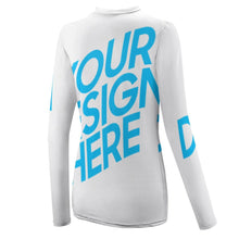 Cargar imagen en el visor de la galería, Camiseta de Protección Solar de Manga Larga para Mujer NZ143 Personalizada con Impresión Completa de una imagen con Foto Logo Patrón Texto